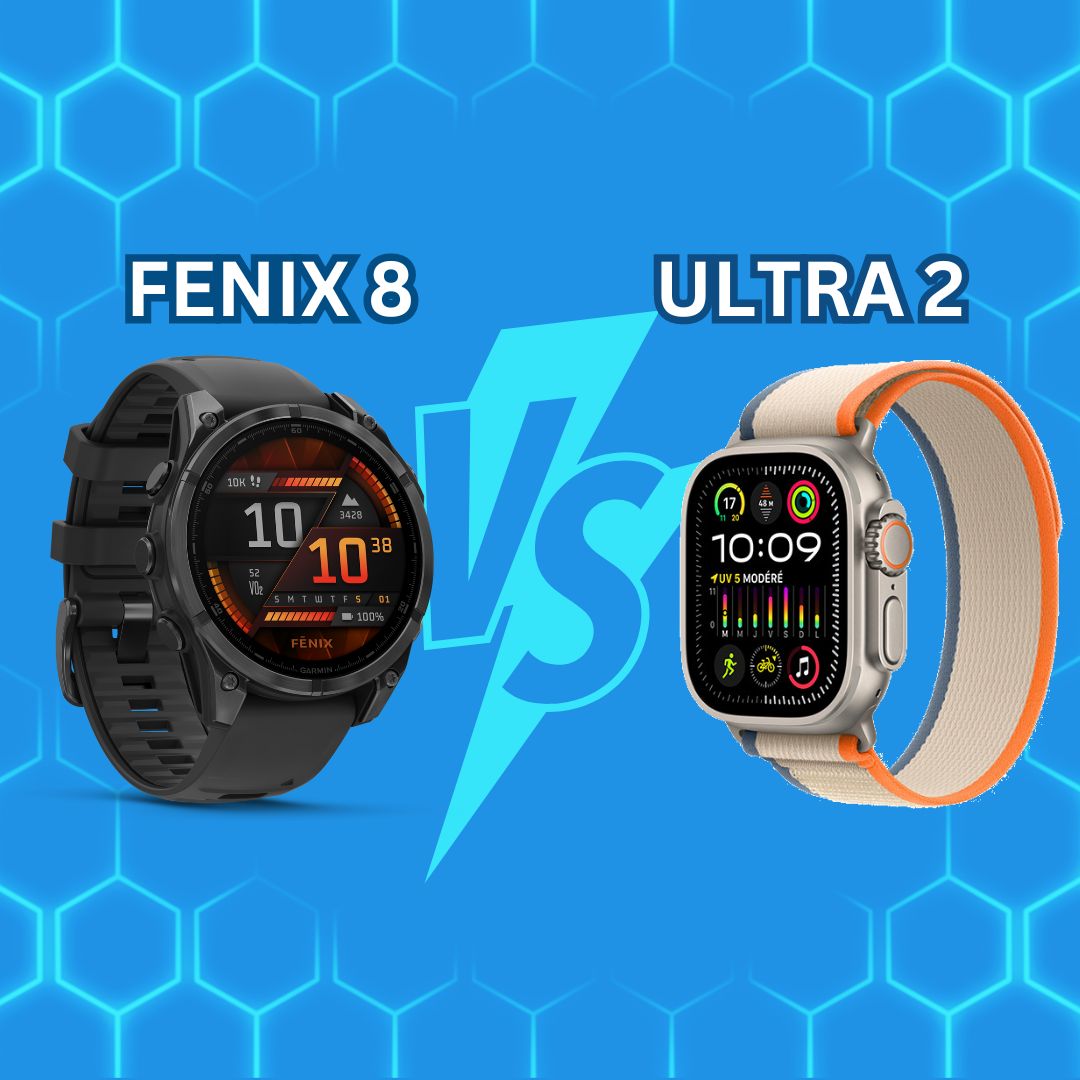 In-Depth Comparison: Garmin Fenix 8 47mm AMOLED vs Apple Watch Ultra 2