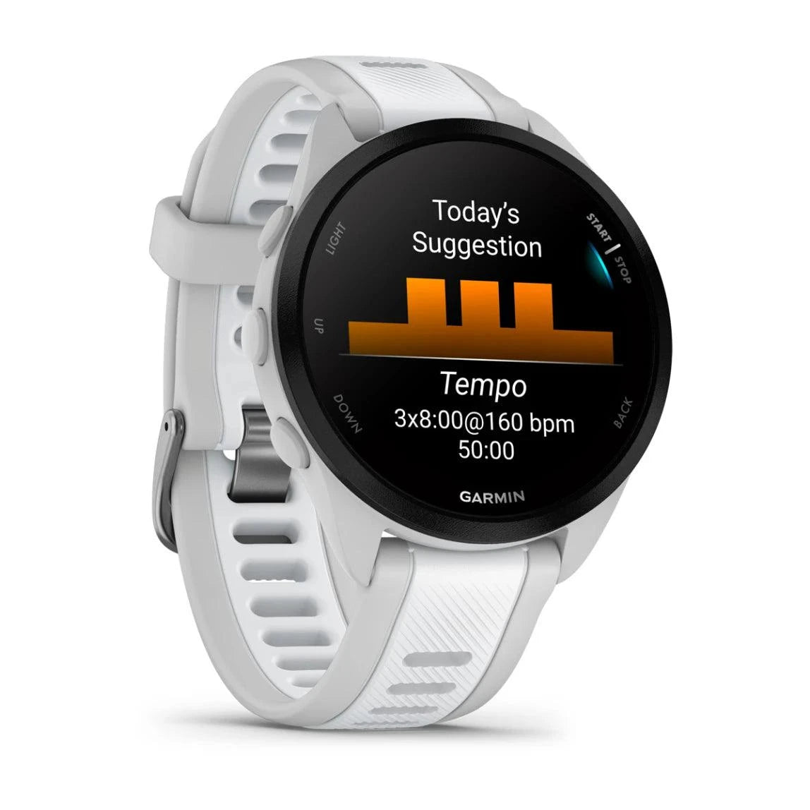 Garmin Forerunner 165 Music – Mist Grey/Whitestone