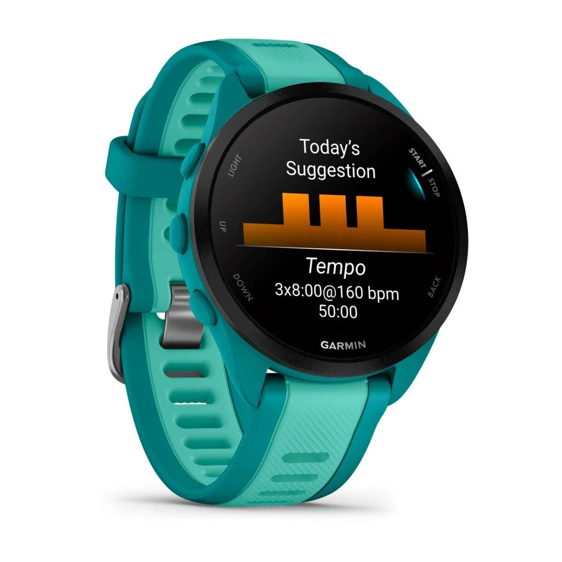 Garmin Forerunner 165 Music – Turquoise/Aqua - Fitness New Zealand