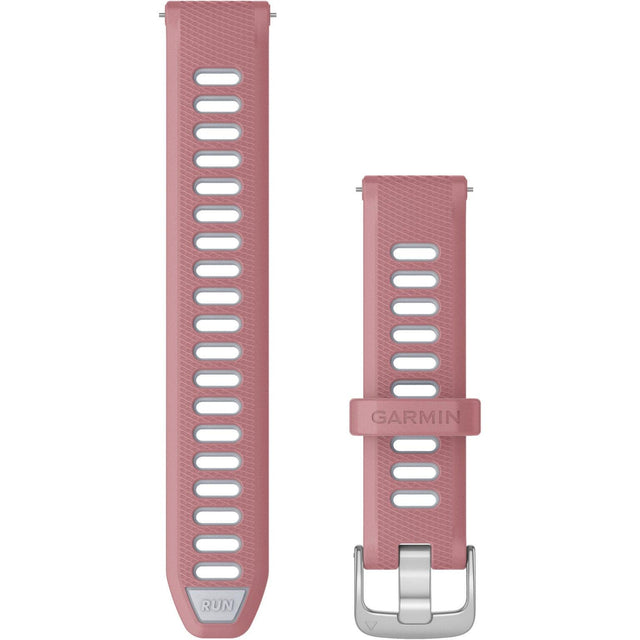 Garmin Quick Release Band (18 mm) – Pink/Whitestone with Silver Hardware