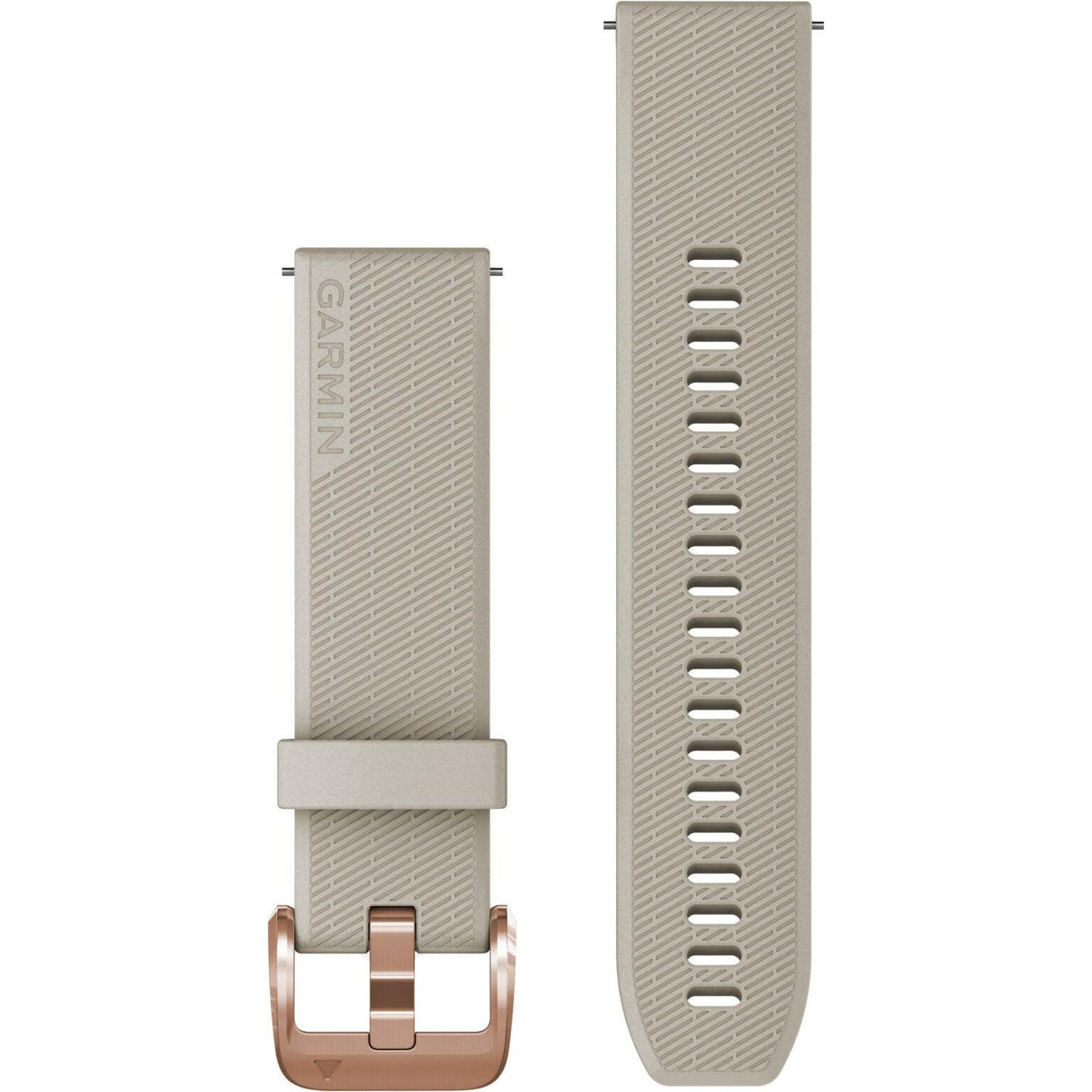 Garmin Quick Release 20mm – Light Sand with Rose Gold Hardware