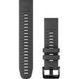 Garmin QuickFit 22 Watch Band – Graphite Silicone - Fitness New Zealand