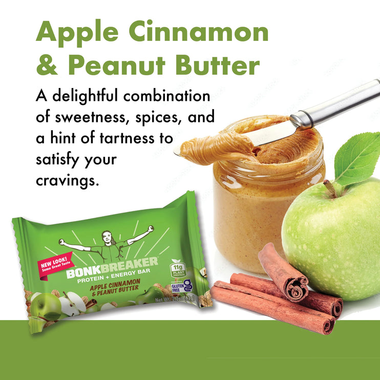 Bonk Breaker Apple Cinnamon & Peanut Butter Bar