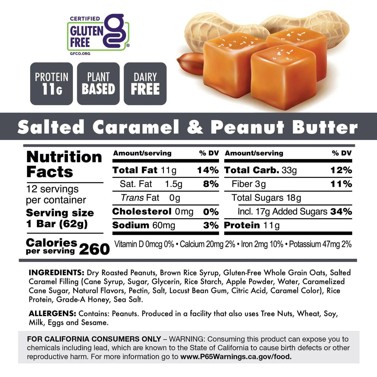 Bonk Breaker Salted Caramel and Peanut Butter Bar - Fitness New Zealand