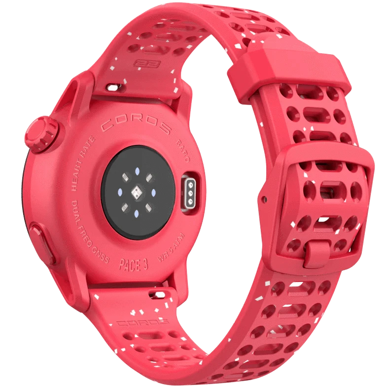 COROS PACE 3 GPS Sport Watch TRACK RED w/ Silicone Band