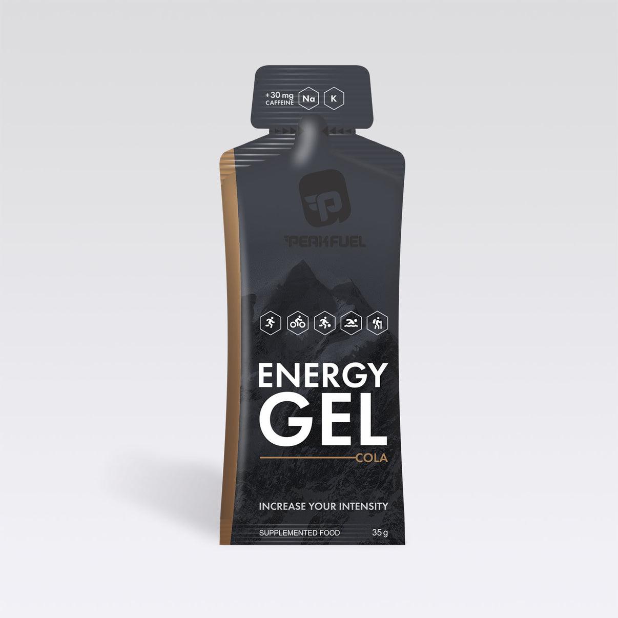 PEAKFUEL Cola 35g Energy Gels + 30mg Caffeine