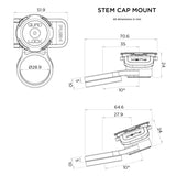 Quad Lock Bicycle - Stem Cap Mount - Specs