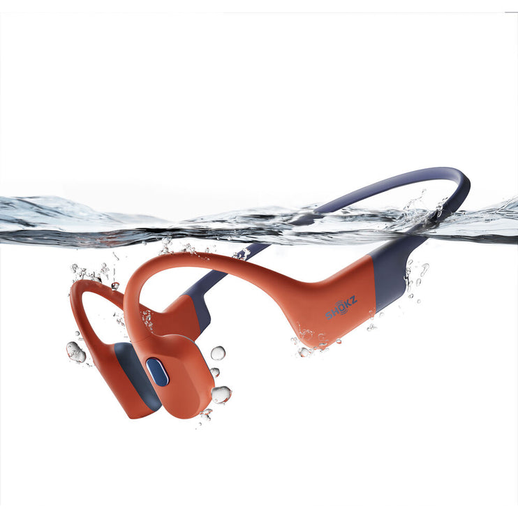 SHOKZ OpenSwim Pro Bone-Conduction Open-Ear Sport Headphones (Red)