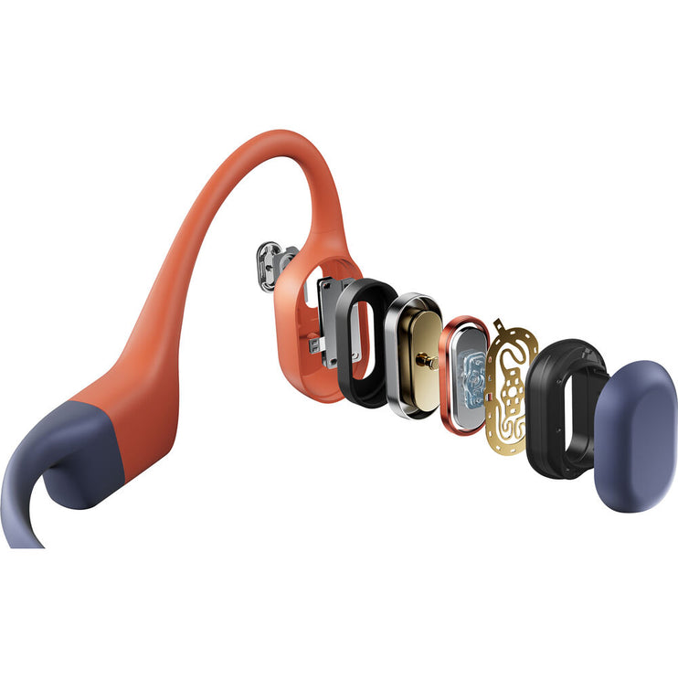 SHOKZ OpenSwim Pro Bone-Conduction Open-Ear Sport Headphones (Red)