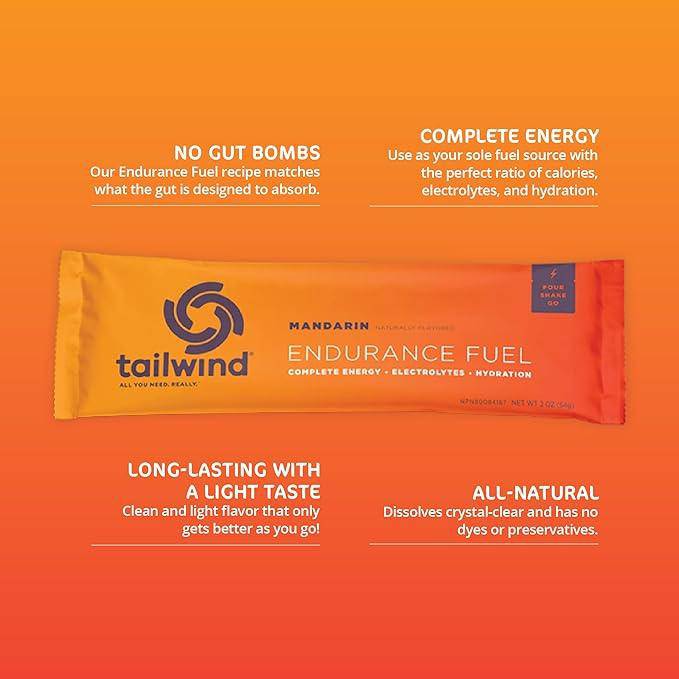 Tailwind Nutrition - Mandarin Orange stick pack - Fitness New Zealand