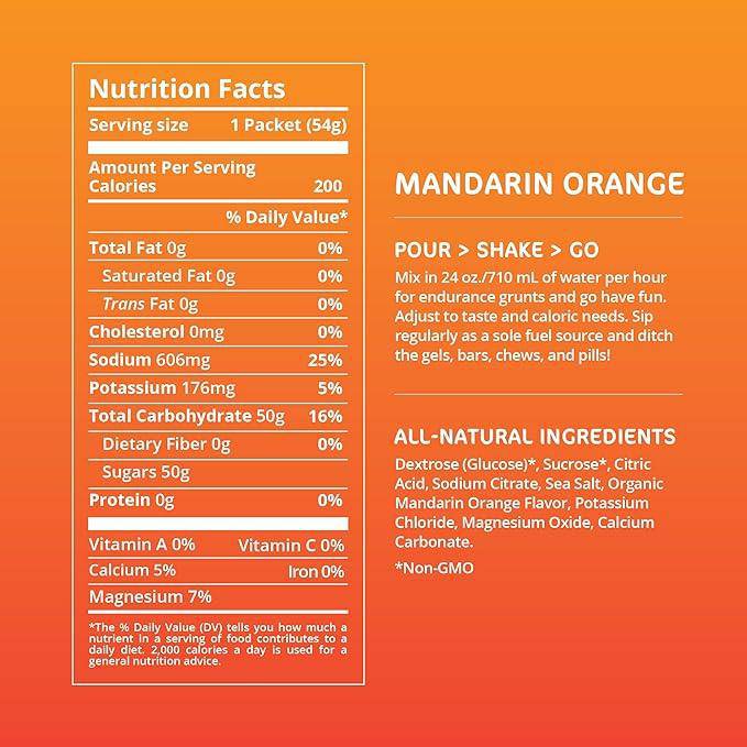 Tailwind Nutrition - Mandarin Orange stick pack - Fitness New Zealand