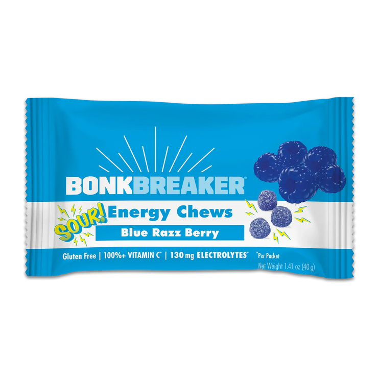 Bonk Breaker Sour Blue Razz Berry Energy Chews - 40g