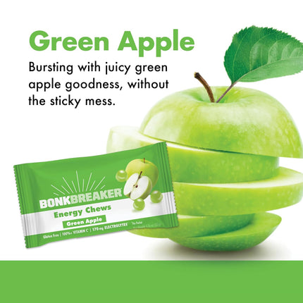 Bonk Breaker Green Apple Energy Chews - 50g