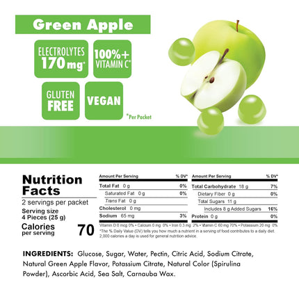 Bonk Breaker Green Apple Energy Chews - 50g