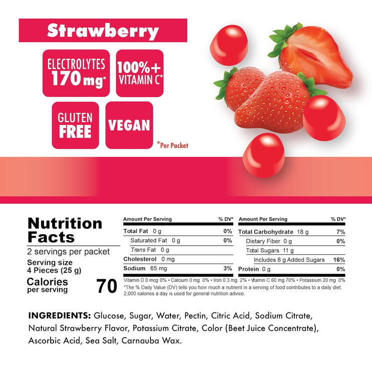 Bonk Breaker Strawberry Energy Chews - 50g