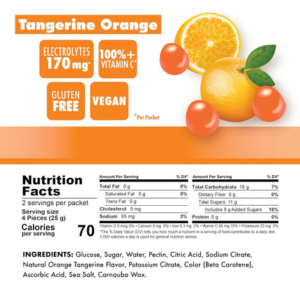 Bonk Breaker Tangerine Orange Energy Chews - 50g