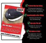 Trainer Armour Big Toe Hole Preventer Pack