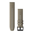 Garmin QuickFit 22 Watch Band – Dark Sandstone Silicone