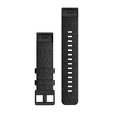 Garmin QuickFit 20 Heathered Black Nylon with Black Hardware