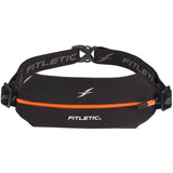 Fitletic Mini Sport Belt Runners Pouch – Black/Orange Zip