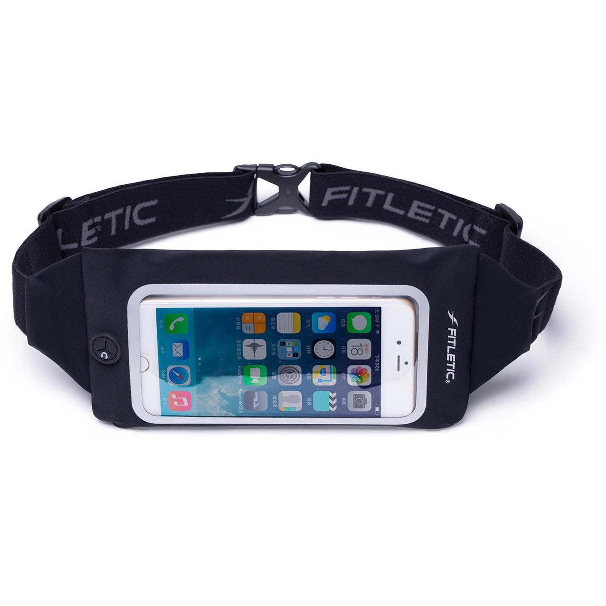 Fitletic Swipe Running Belt Black - Fitness New Zealand