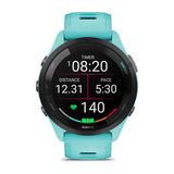 Garmin Forerunner 265 Multisport GPS Smartwatch – Black Bezel with Aqua Case