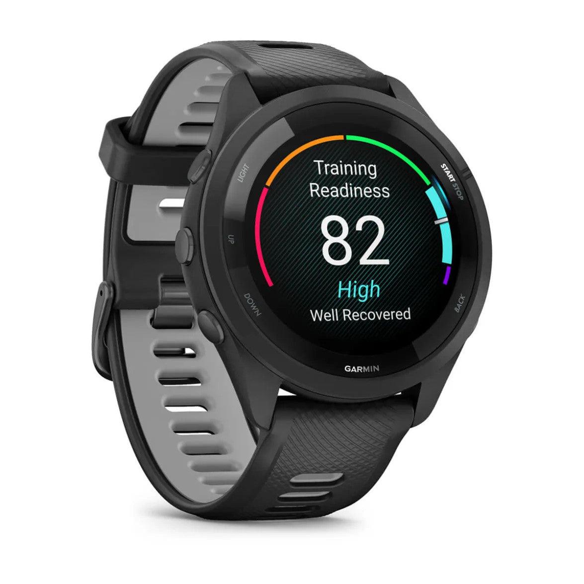 Garmin Forerunner 265 Multisport GPS Smartwatch – Black Bezel with Black Case