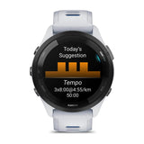 Garmin Forerunner 265 Multisport GPS Smartwatch – Black Bezel with Whitestone Case