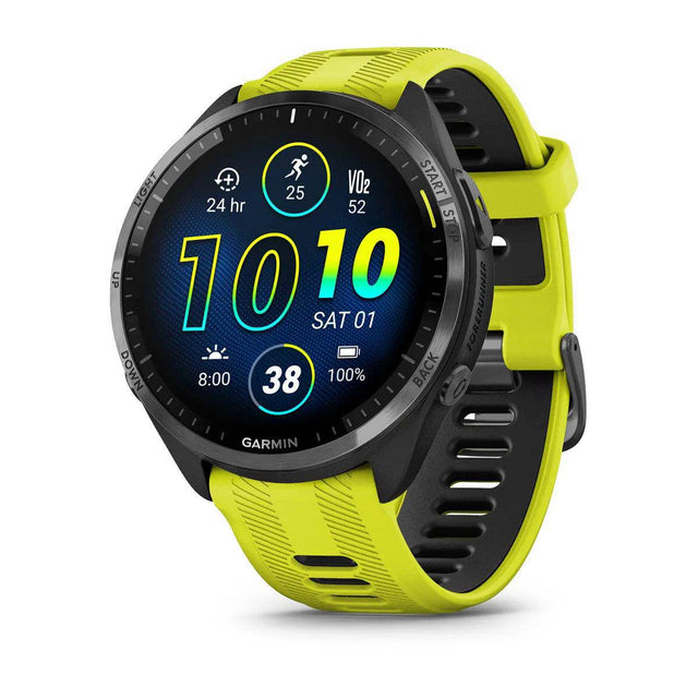 Garmin Forerunner 965 Multisport GPS Smartwatch – AMP Yellow - Fitness New Zealand