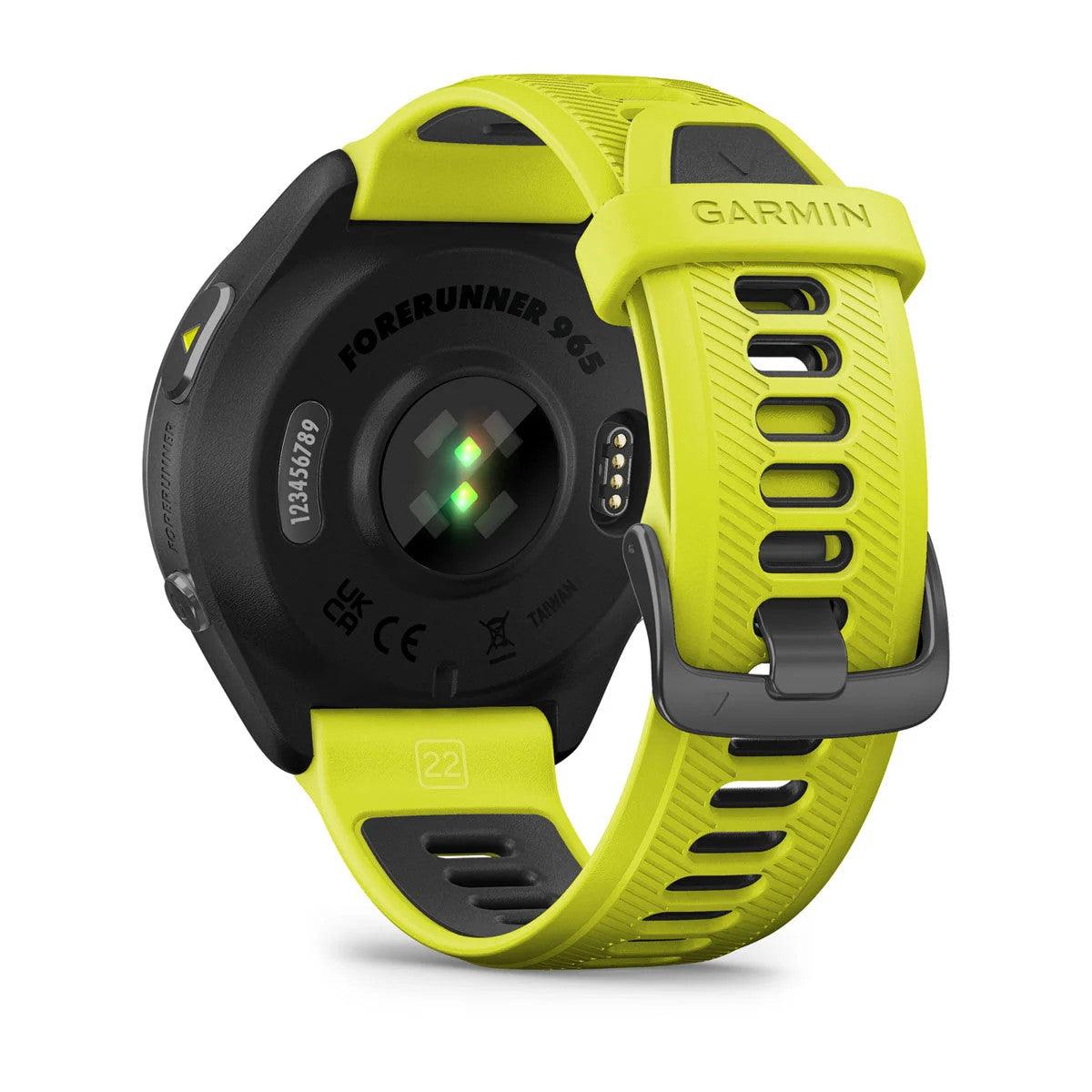 Garmin Forerunner 965 Multisport GPS Smartwatch – AMP Yellow - Fitness New Zealand