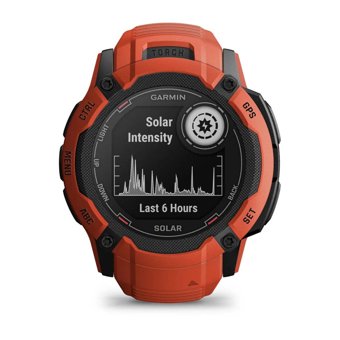 Garmin Instinct 2X Solar – Flame Red