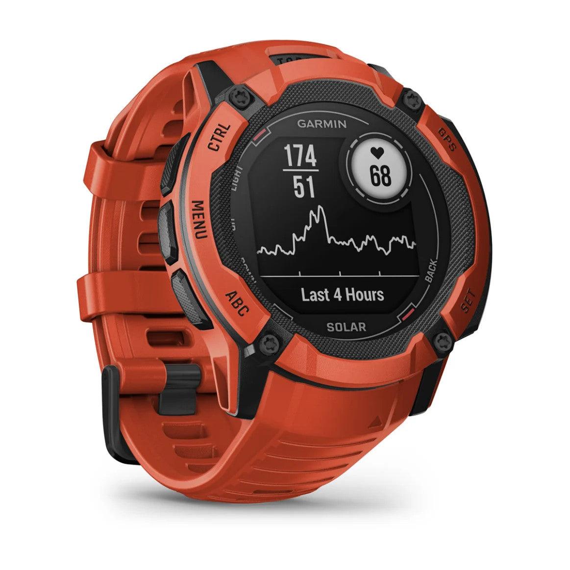 Garmin Instinct 2X Solar – Flame Red