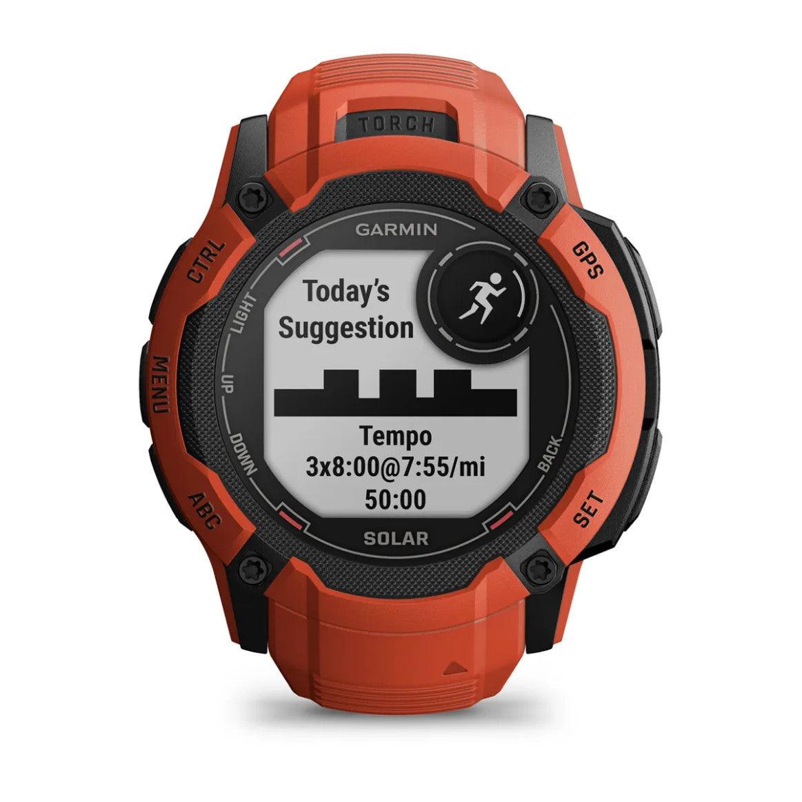 Garmin Instinct 2X Solar – Flame Red