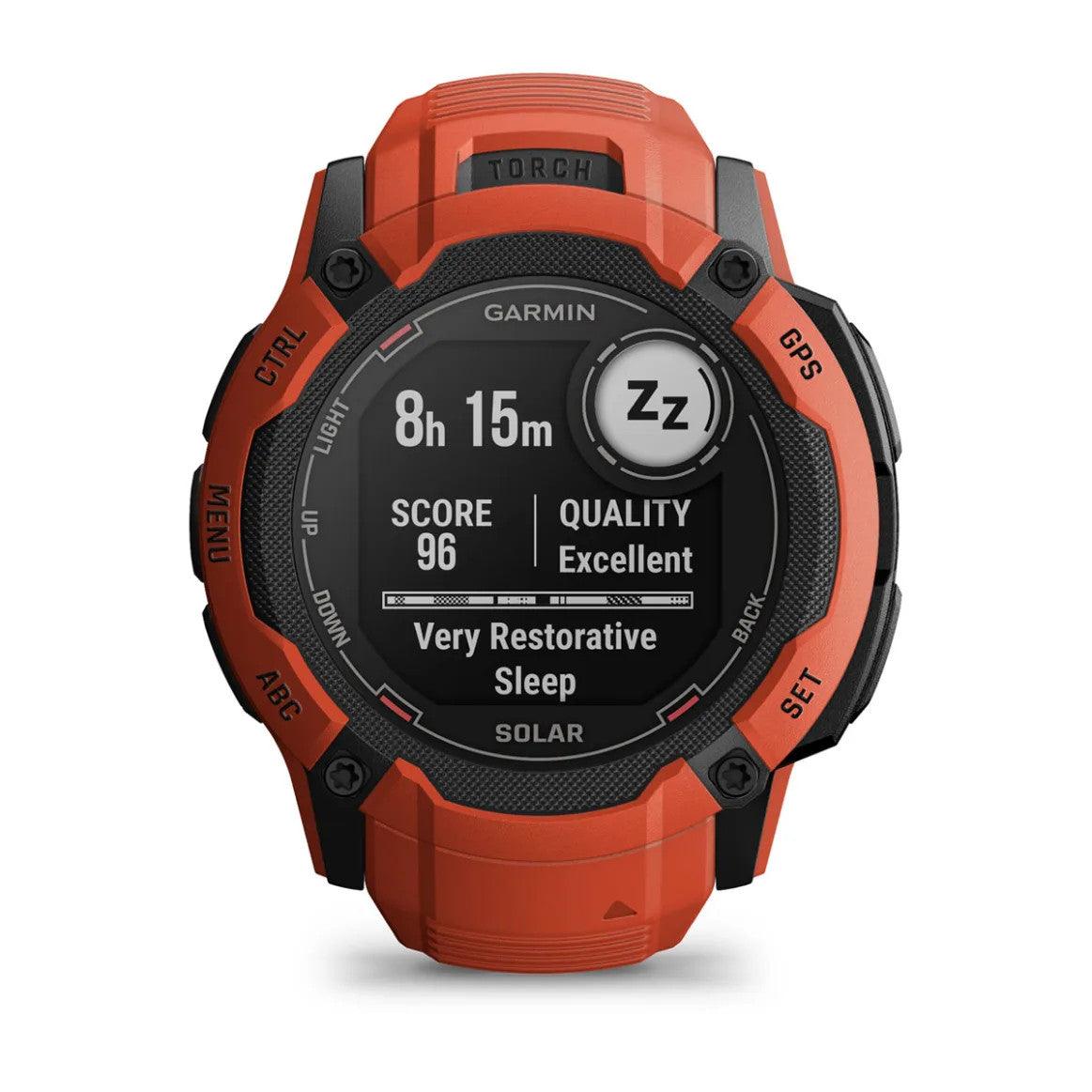 Garmin Instinct 2X Solar – Flame Red