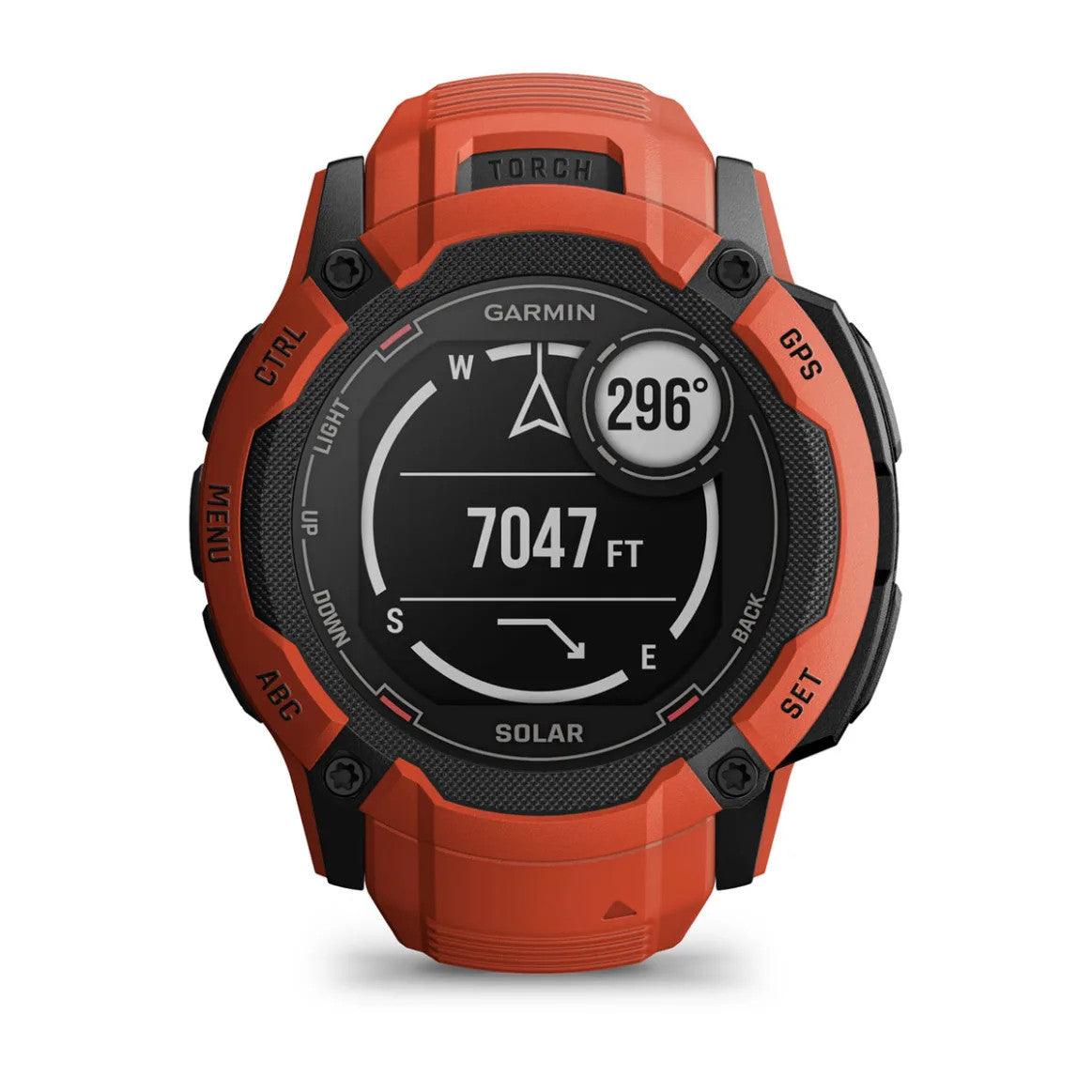 Garmin Instinct 2X Solar – Flame Red