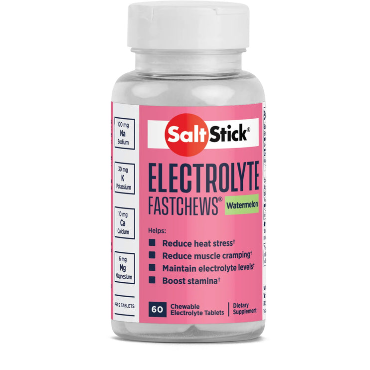 SaltStick FastChews - 60 Chewable Electrolytes - Watermelon