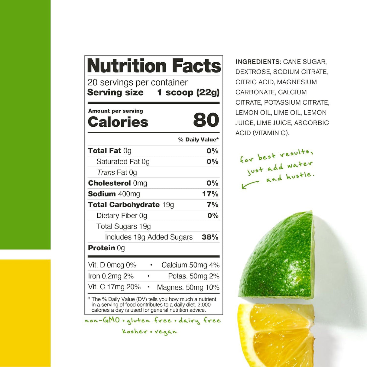 Skratch Labs Hydration Drink Mix - Lemon + Lime