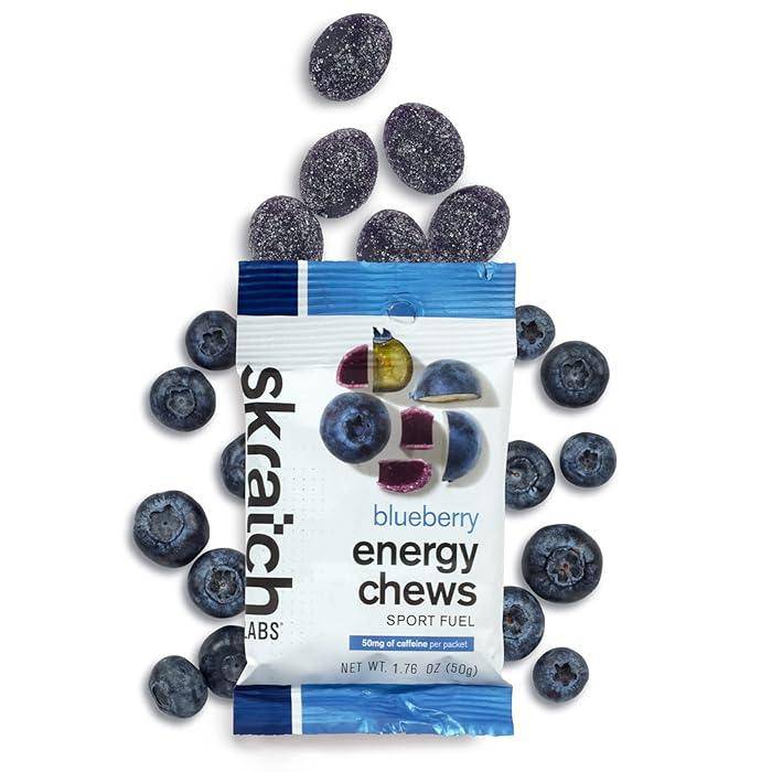 Skratch Labs Blueberry Energy Chews + Caffeine